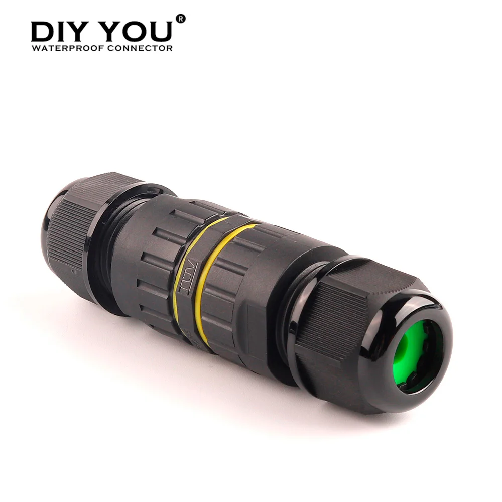 M16 IP68 Waterproof Connector 2 Pin 3 Pin Electrical Terminal Adapter Wire Connector Screw Solderless connector for LED Light