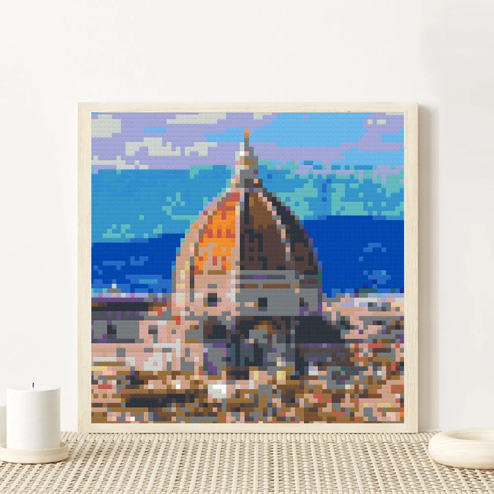 

Small Size Diy Mosaic Building Blocks Painting Castle Building Private Custom Photo 4800PCS Child Toy Home Decor Friends Gifts