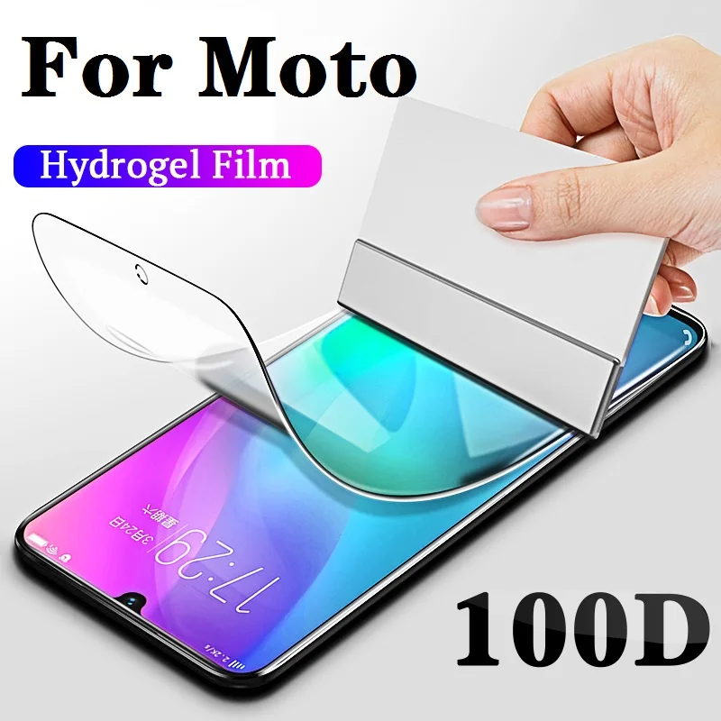 Hydrogel Film On For Motorola Edge X30 S30 Screen Protectors Film for Moto G71 G51 5G G41 G31 G60 G50 G200 G100 G200 Glass