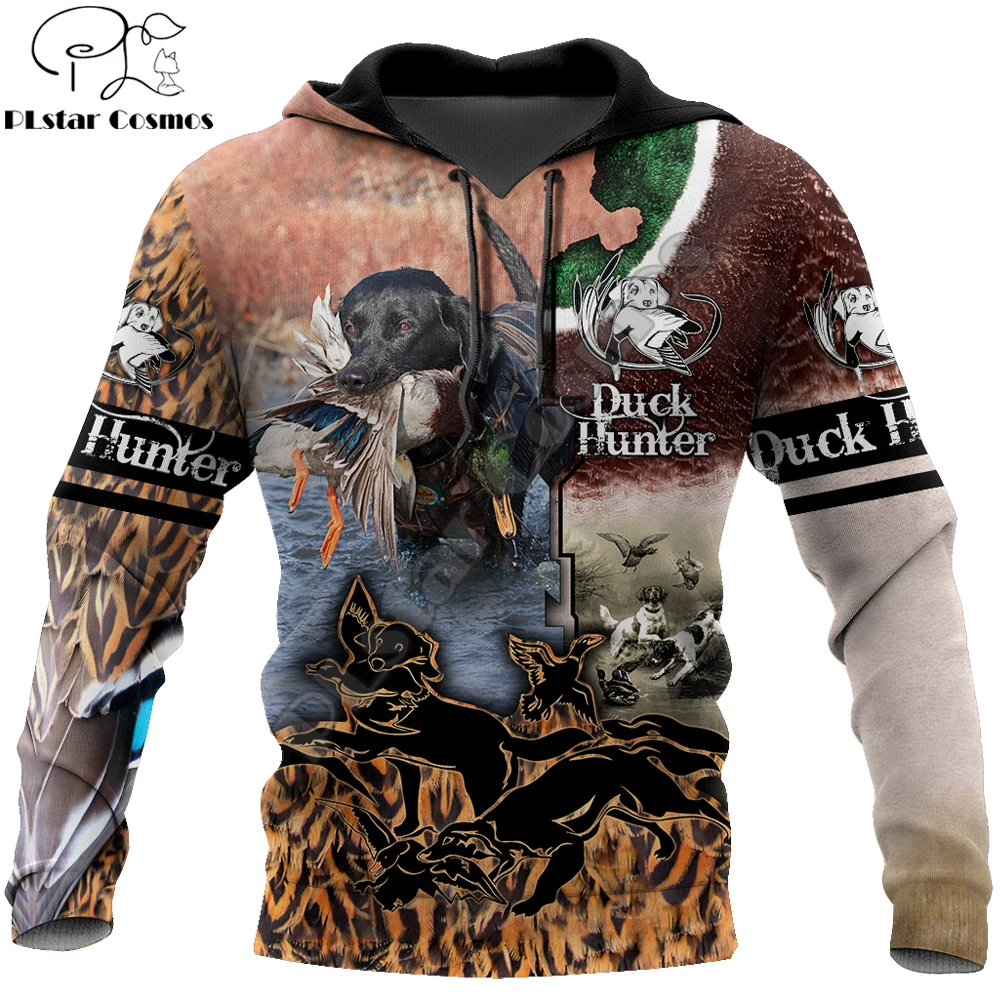 Mallard Duck Hunting 3D All Over Printed Men Hoodies Sweatshirt Unisex Streetwear Zipper Pullover Casual Jacket Tracksuit KJ0194