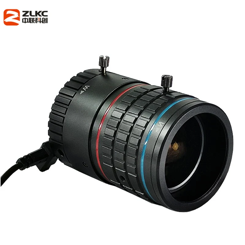 ZLKC 3.8-16mm Zoom Lens 1/1.8 Inch Auto Iris IP Camera CS Mount Varifocal Low Distortion 8MP Surveillance Lens for CCTV Camera