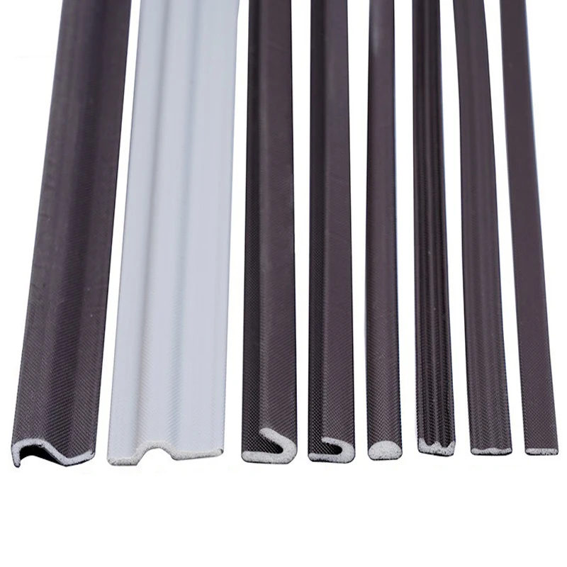 

5M PU Coated Self Adhesive Door Window Sealing Seal Gasket Tape Weather Strip Foam Seal Sound Proof Noise Insulation Gap Filler