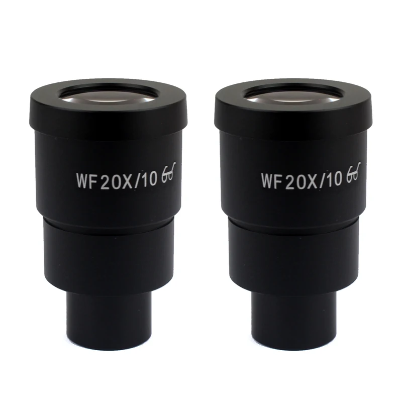 

WF10X/20 WF20X/10 WF15X/15 Wide Angle Eyepiece high eyepoint ocular for Stereo Microscope Optical Lens Mounting Size 30mm