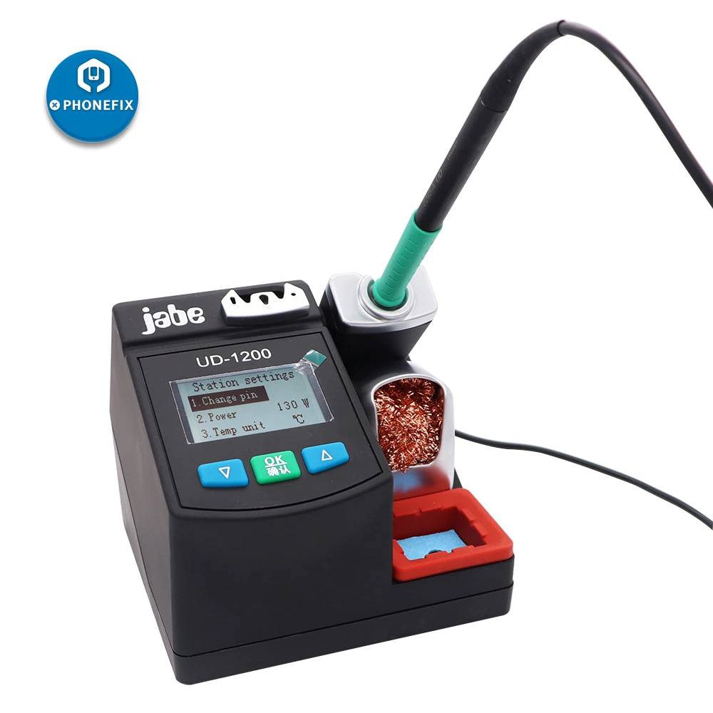 Jabe UD-1200 C245 Soldering Station with Dual Channel Power Supply 2.5S Rapid Heating Intelligent JBC T245 Station