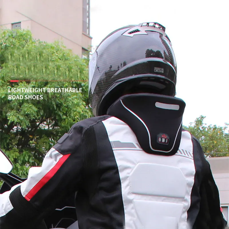 Men Motorcycle Neck Protector Brace Guards Protection Motor Bike Gear Cycling Equipment Racing Protective Motocross Helmet Guard