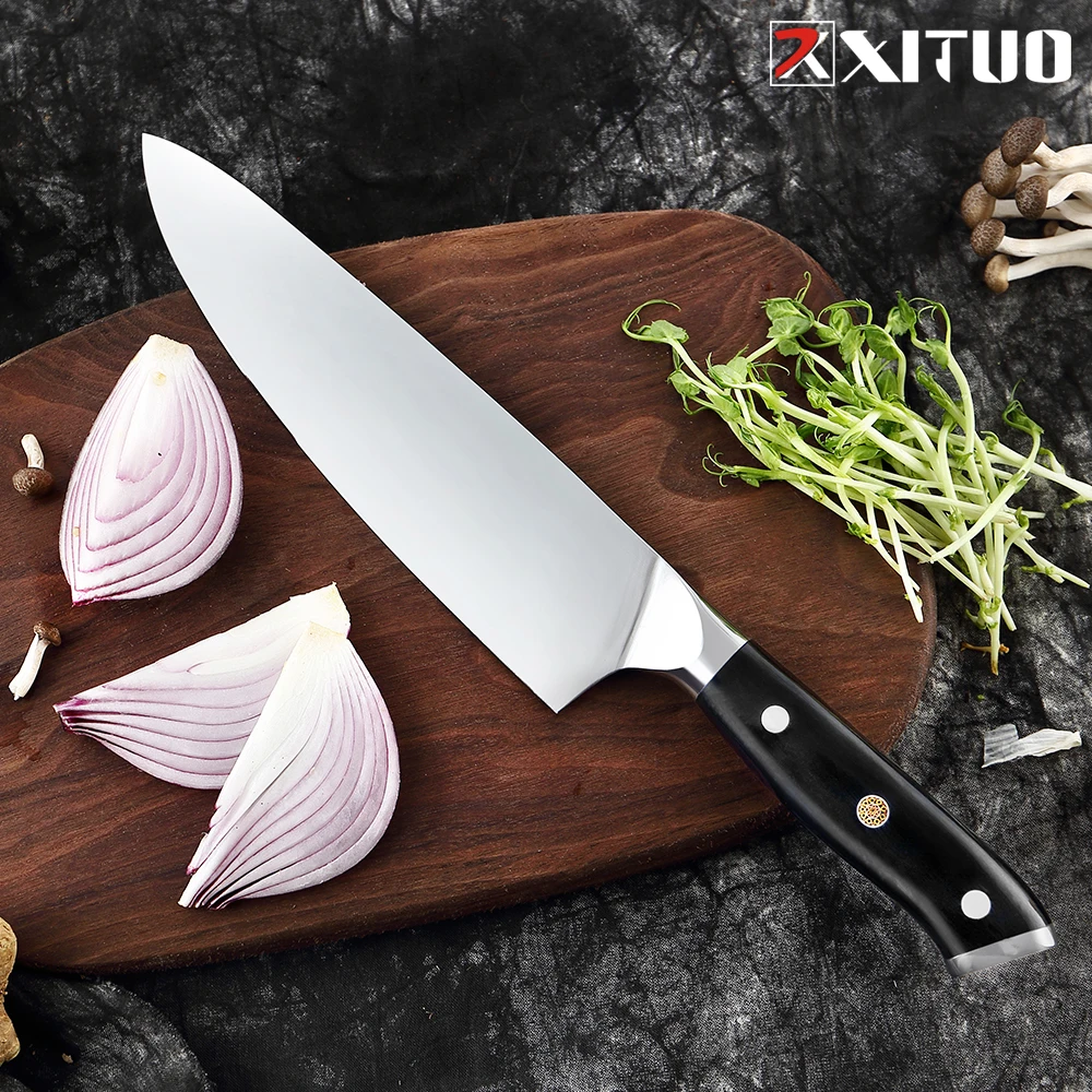 XITUO Kitchen Knife set Super German Steel Chef Knife Japanese Santoku Utility Knife Cleaver Slicing Paring New Cooking Tool