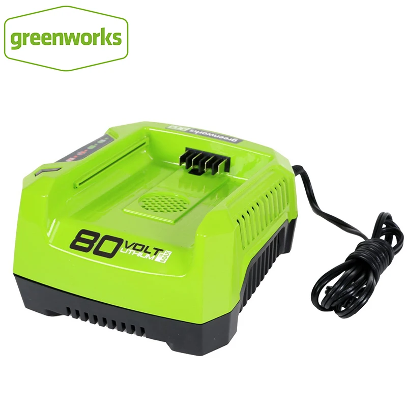 

Greenworks 80V Lithium Battery Charger Rapid Battery Charger GCH8040