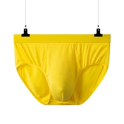 Man Modal Breathable Solid Underwear Fashion Yong Male Simple Style Sexy Breifs High Elasticity Low Waist Soft Underpants