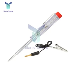 DC 6V 12V 24V Car Voltage Test Pencil Voltage Detector Screwdriver Alligator Clips Test Pencil For Motorcycles Car Fuses Switche