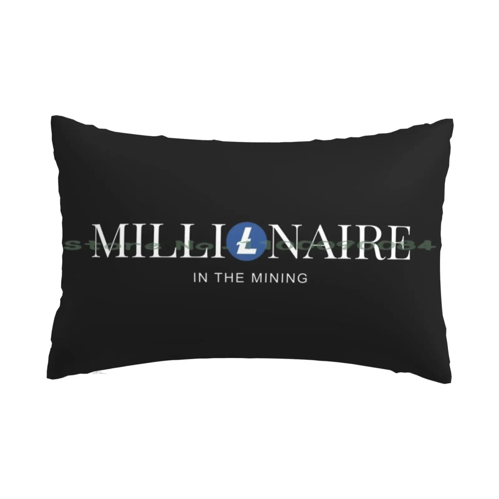 Litecoin Millionaire In The Mining Pillow Case 20x30 50*75 Sofa Bedroom Umbrella Corporation Biohazard Science Fiction Sci Fi