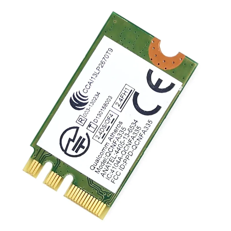 เดิมatheros nfa335 m.2 ngffการ์ดไร้สายสำหรับlenovo g40-70 g40-80 g50-80 b40-80 z40-70 e455 e555 yoga-500-14ibd 04x6022