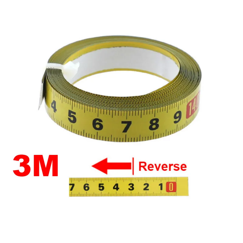 1-5M Auto-Adhésif Scie À Onglet Ruban À Mesurer Support Règle En Acier 1-5M Auto-Adhésif Scie À Onglet Ruban À Mesurer Support Règle En Acier