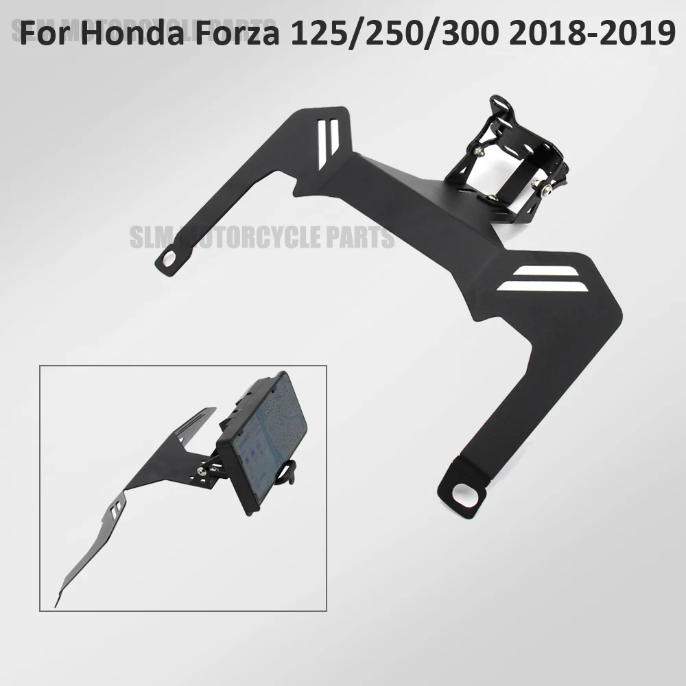 Motorcycle Windshield Mount Navigation Bracket GPS Smartphone Holder Fit for Honda Forza 125 250 300 MF13 Forza 2018 2019 2020