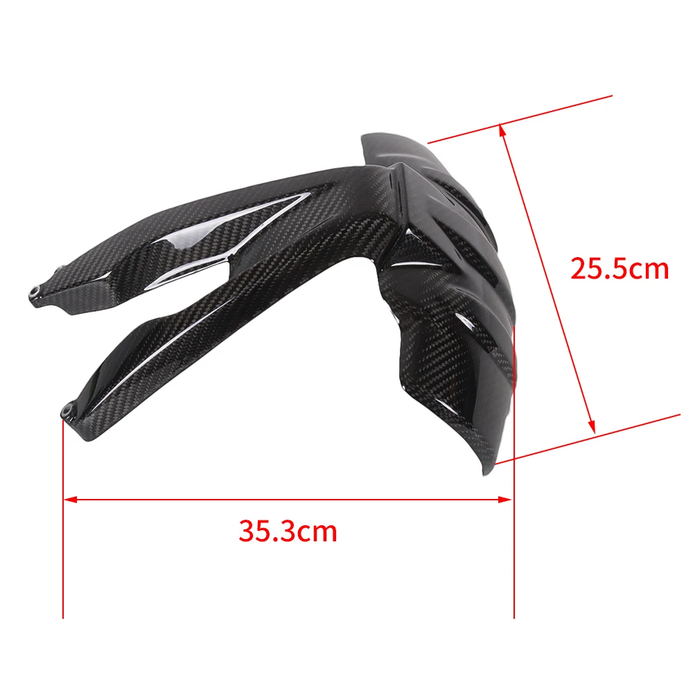 For BMW 1200GS 1200 GS Real Carbon Fiber Motorcycle Rear Hugger (Replacement) Rear Fender Mudguard Tire Hugger Fender Gloss