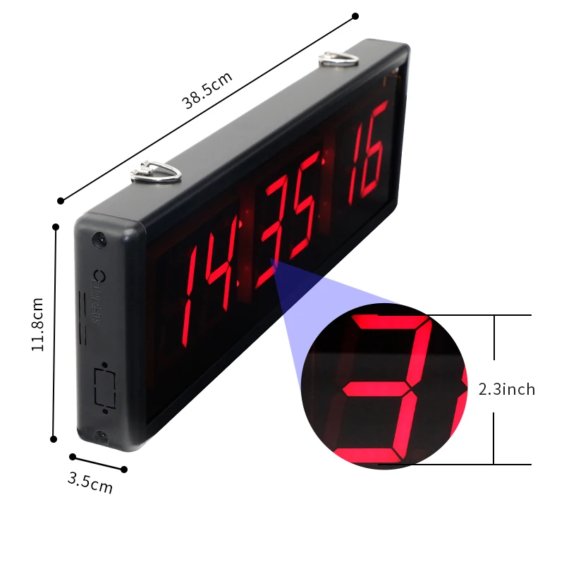 [Ganxin] For Programable Remote Control LED Crossfit Timer Interval Timer Garage Timer Sports Training Clock Crossfit Gym Timer