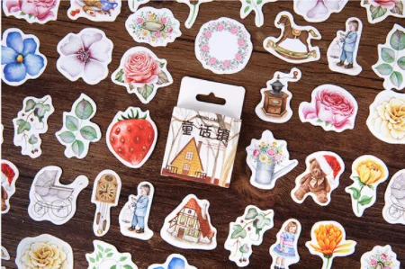 Verhaal Stad Decoratieve Sticker (1Pack = 46 Stuks)