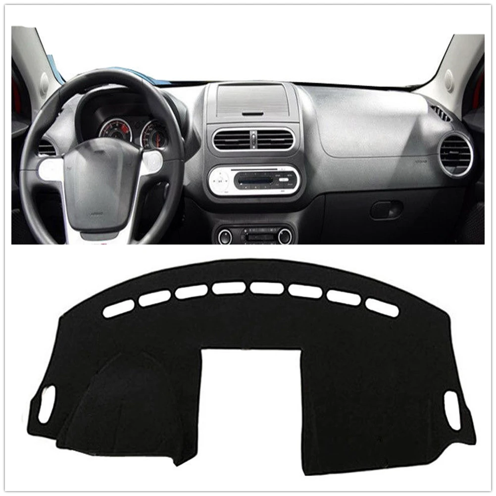 For MG 3 MG3 2011-2016 Front Dashboard Cover Carpet Trim Car Black Dash Board Heat Proof Mat Anti-Sun Shade Pad Dashmat Strip