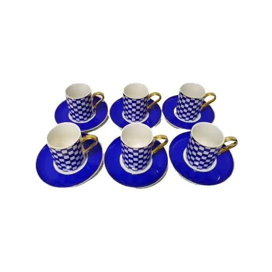 DOLBOVI Acar Porcelain coffee cup Pad 8024 Blue mug кружка coffee cup cup