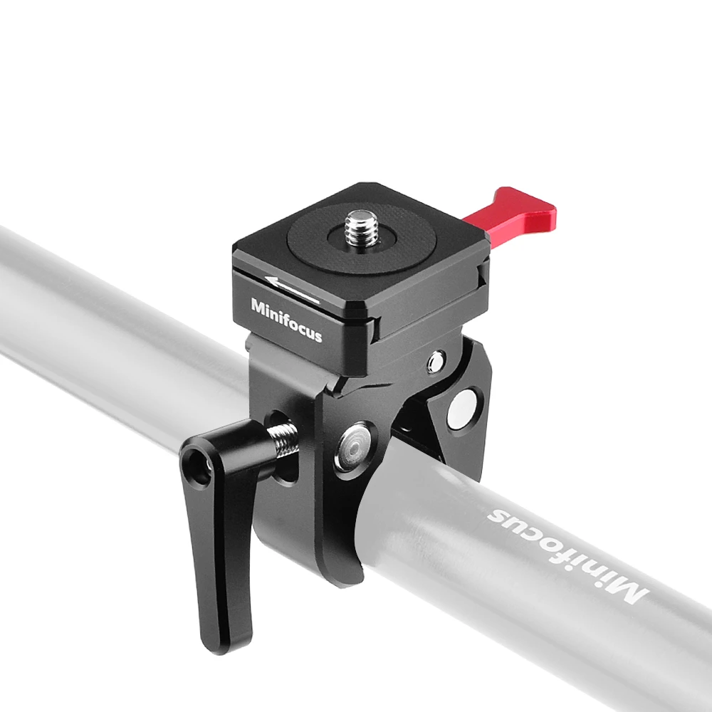 V-Mount Quick Release แผ่นอะแดปเตอร์ Super Clamp สำหรับกล้อง DSLR Video แบตเตอรี่ V-Mount ขาตั้งกล้องขา