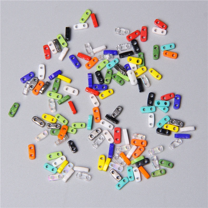 1x5MM Japanese Flat Loose Miyuki Half Tila Beads For Miyuki Ring Jewelry Making Bracelet Necklace Earring Accessories Beads Diy