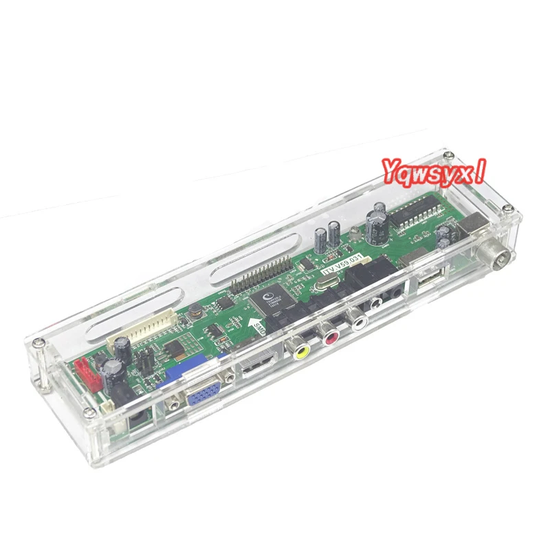 Yqwsyxl per LED/LCD scheda di Controllo di protezione della scatola di caso per DS.D3663LUA LUA63A82 3663 Segnale Digitale DVB-C DVB-T2 DVB-T