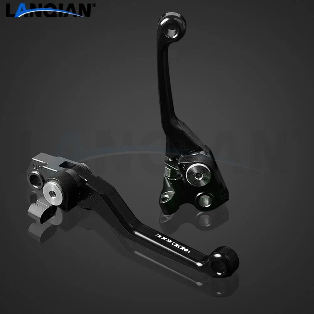 Motorcycle Dirt Pit Bike Motocross Pivot Brake Clutch Levers For 400 EXC EXC-R 400EXC 2009 2010 2011 400EXCR 2003-2007