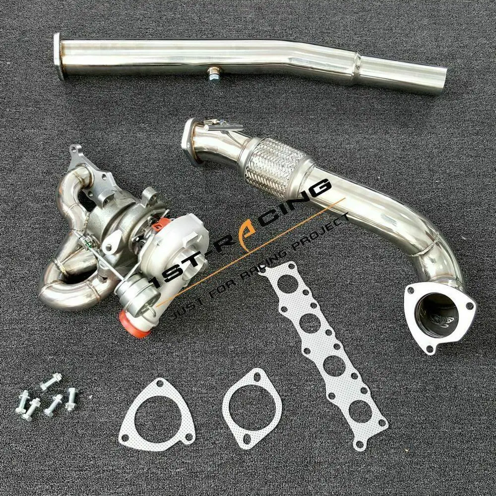 Billet F23 Turbo & De Cat Stainless Steel Downpipe & Manifold FOR Audi S3 1.8T TT QUATTRO Seat Leon 225HP BAM