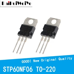 STP60NF06 P60NF06 60A 60V 60N06 60NF06 TO-220 TO220 Transistor MOSFET nuevo Chipset Original de buena calidad, 10 Uds./lote