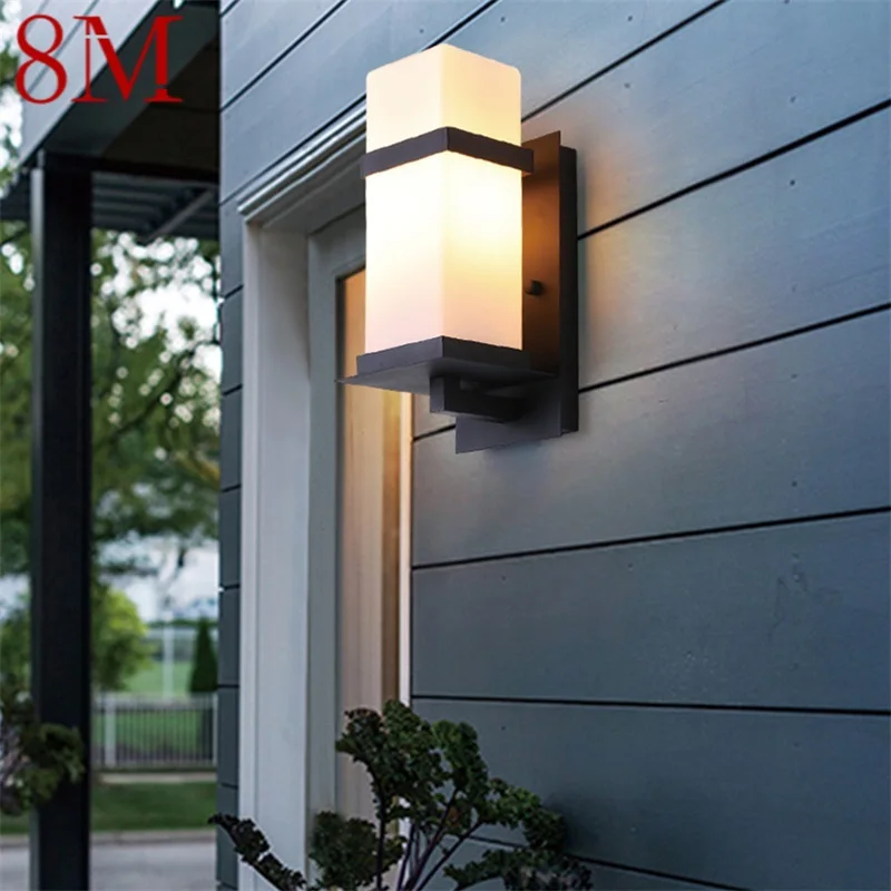 

8M Outdoor Wall Sconces Lamp Classical Light Waterproof IP65 LED For Home Porch Villa