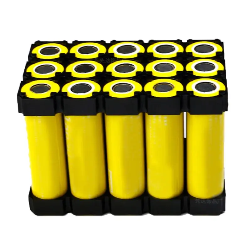 20PCS Safety 1x3 Battery Holder Bracket Anti Vibration Plastic Cell Stand Brackets for 21700 Batteries Pack