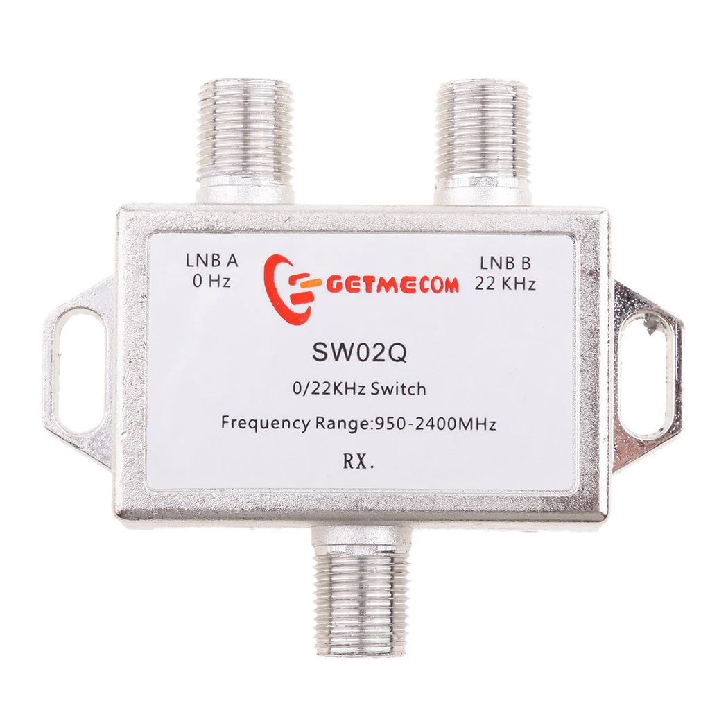 

Waterproof 2x1 Switch Satellite DiSEqC Switch (DS-02C) Satellite Antenna Flat LNB Switch for TV Receiver 0/22KHz