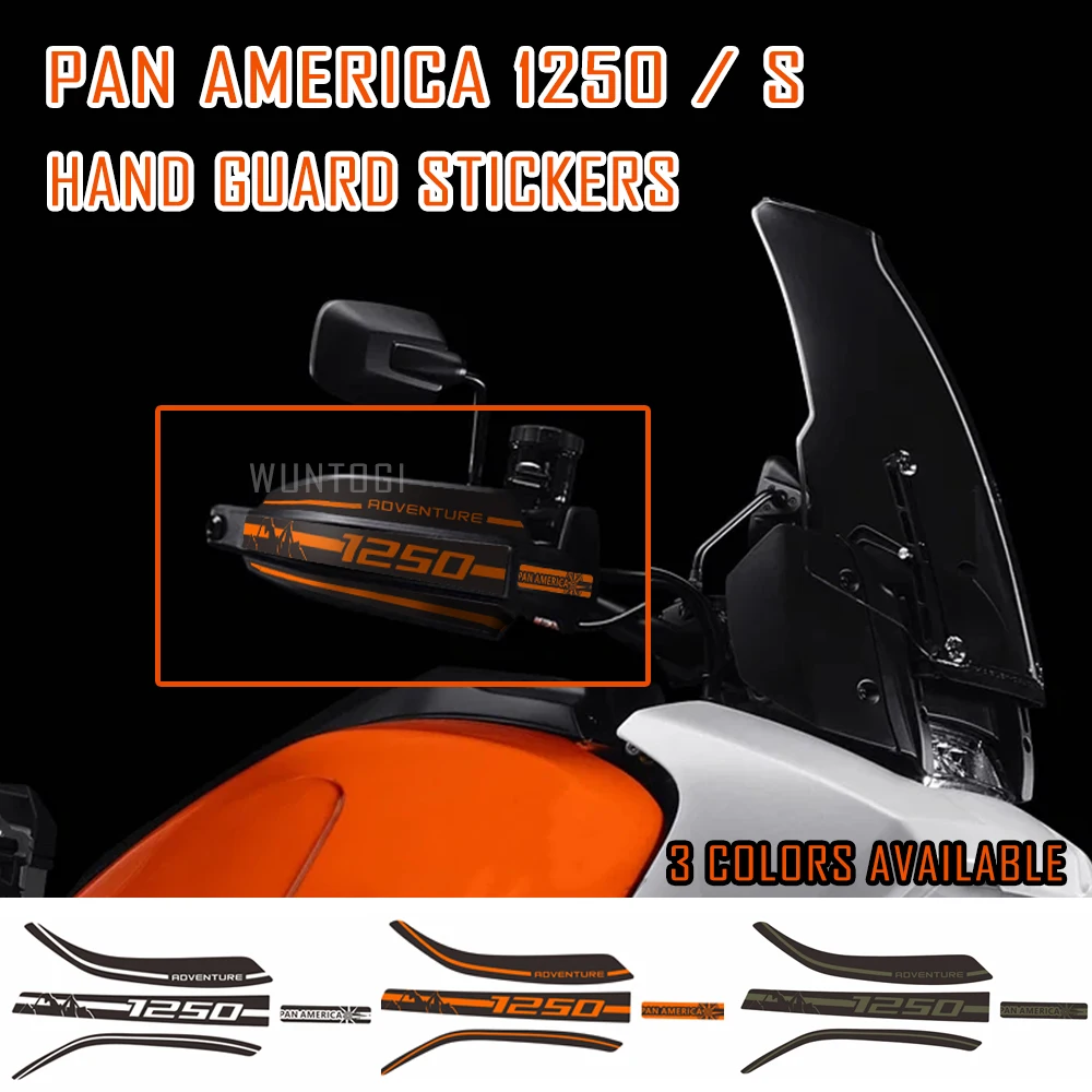 

Motorcycle HandGuard Accessories FOR HARLEY PAN AMERICA 1250 S PA1250S Handguards Protections Stickers Hand Guard Stickers