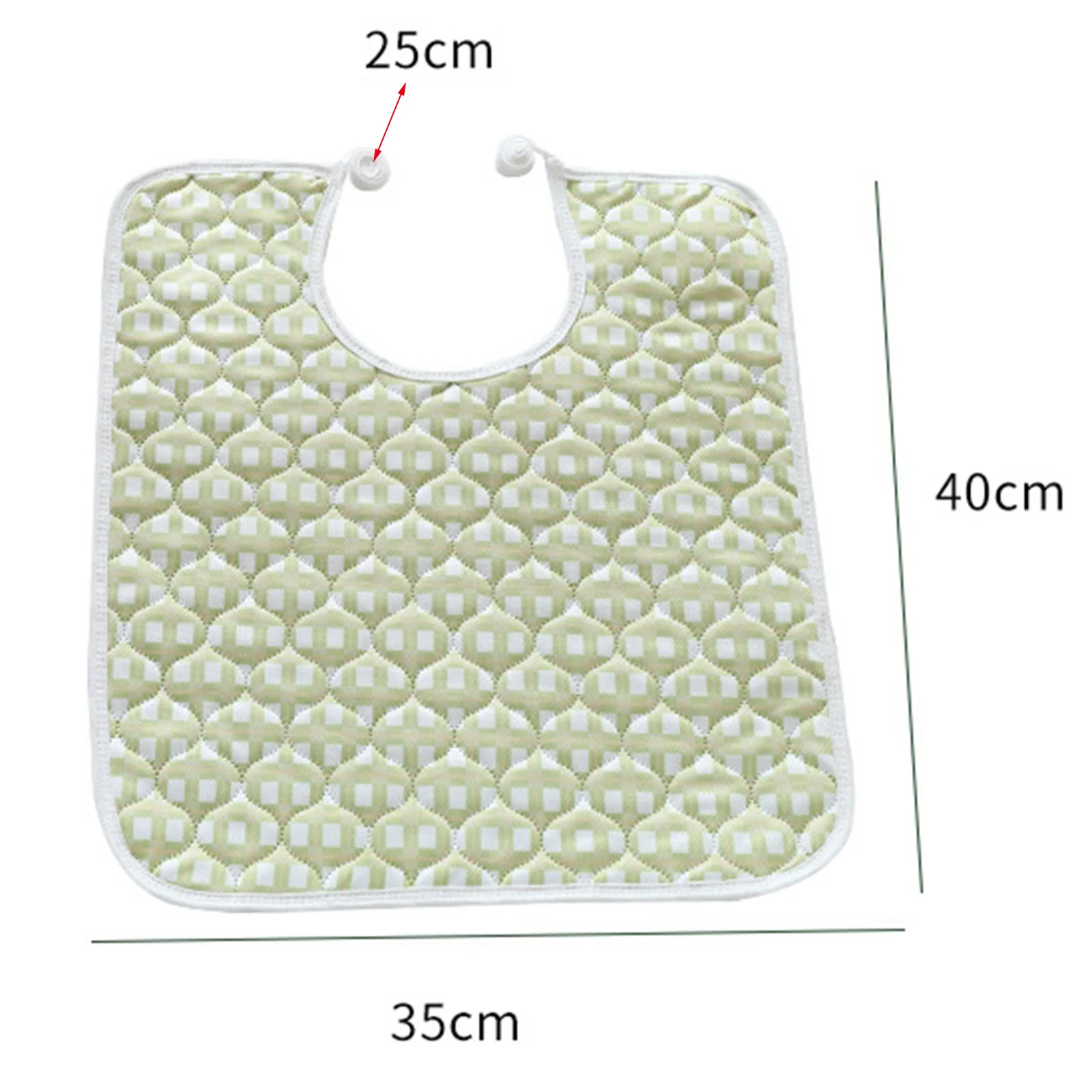 Adults Bibs w/ Adjustable Strap Clothing Protectors for Disabled Adult Disability Cloth Protector Washable Elderly Aid Apron