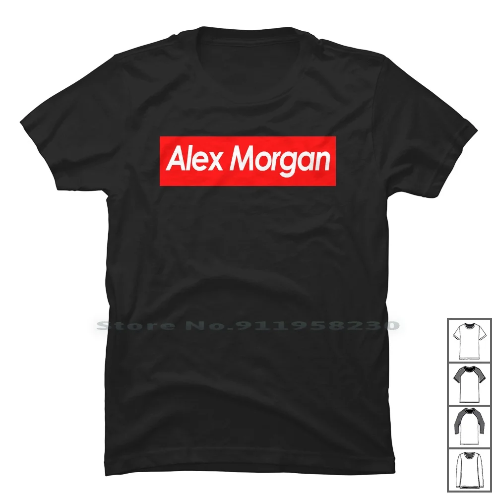 Alex Morgan T Shirt 100% Cotton World Womens Soccer United States Football States Sports Soccer Morgan Organ Team Ball