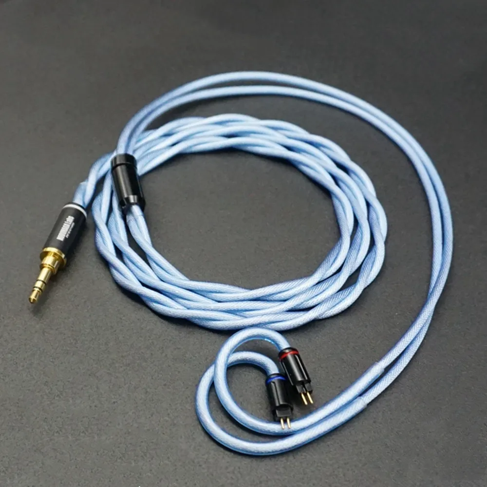 Fengru-ゴールデン/シルバー/パラジウム/銅ヘッドセット用ハイブリッドケーブル,0.78 mmcx qdc,2ピン,コード51用