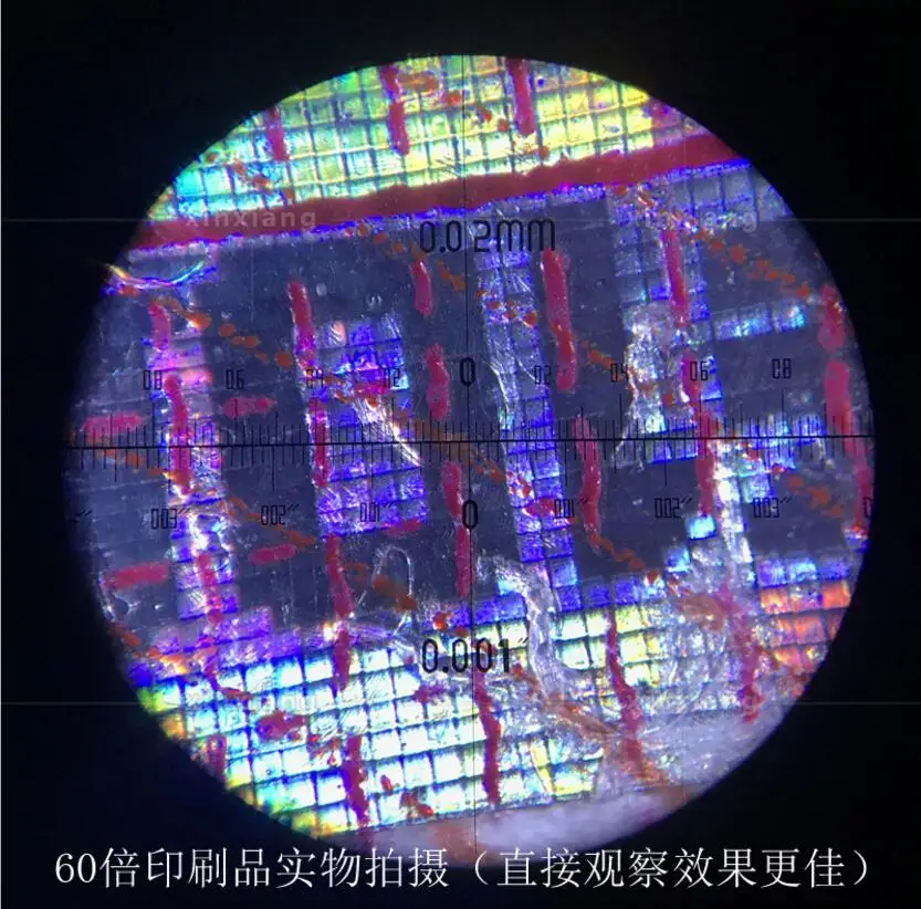 60X LED مضيئة مجهر الجيب المكبر اليشم تقييم العدسة مجوهرات جوهرة تحديد عدسة مكبرة مع مقياس القراءة