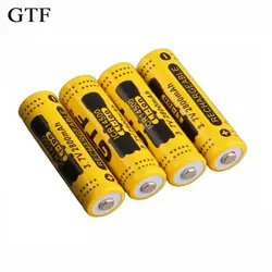 GTF 4PCS 14500 3.7V 2800mAh akumulator litowo-jonowy do baterii LED bateria do latarki czerwony/żółty/niebieski baterie litowo-jonowe