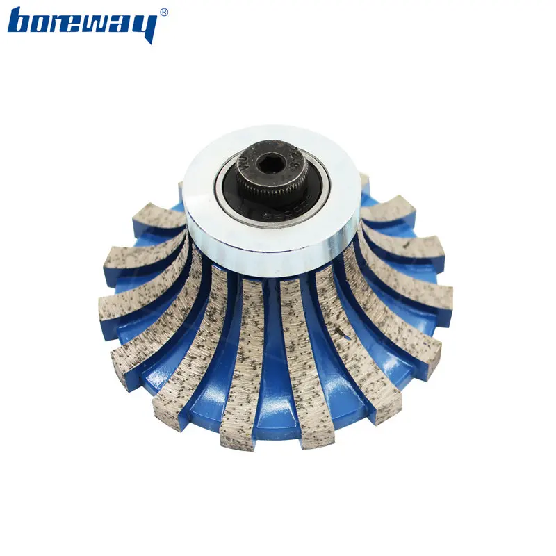 

Boreway H30 Diamond Router Bit Portable Grinding Wheels With M8/M10 Thread For Coarse Cutting Granite Marble Concrete Stone Edge