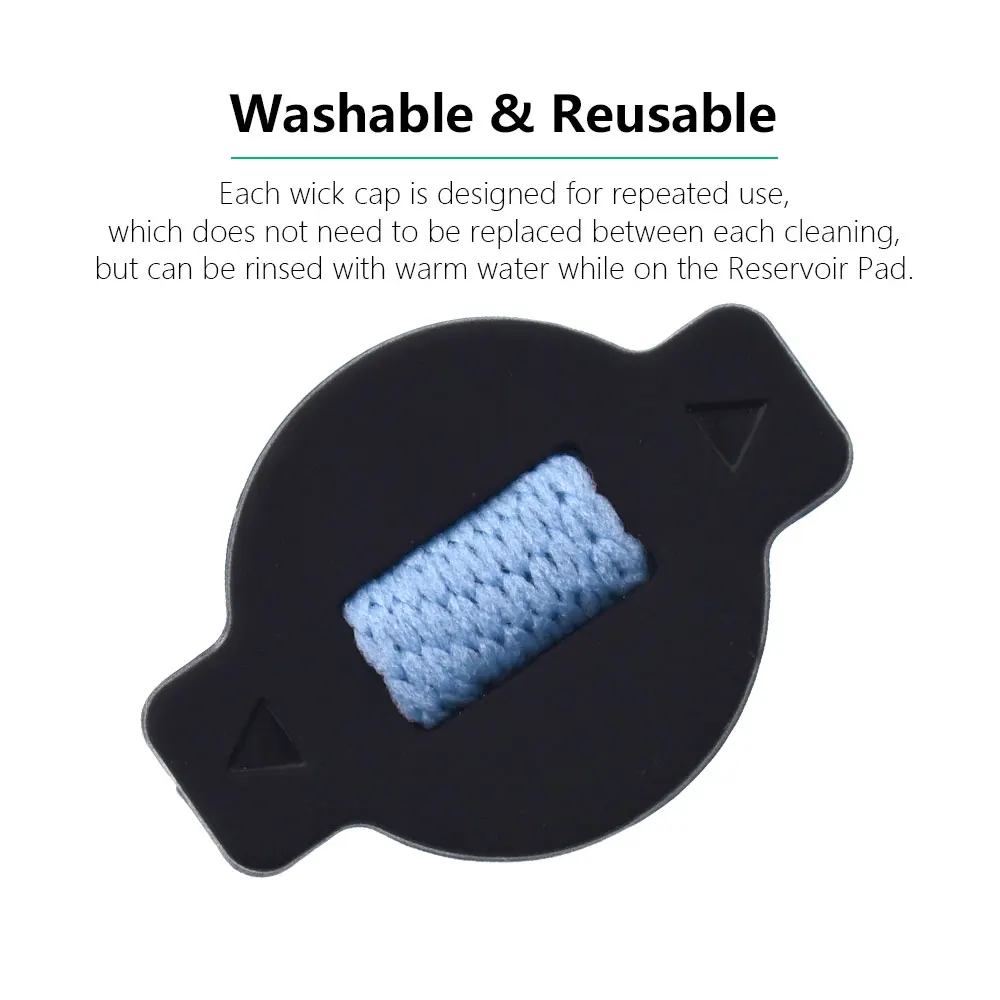 Washable Mop Wick Water Cap Compatible with iRobot Braava 320 380 380T 390 390T Mint 4200 4205 5200 5200C Vacuum Cleaner Parts