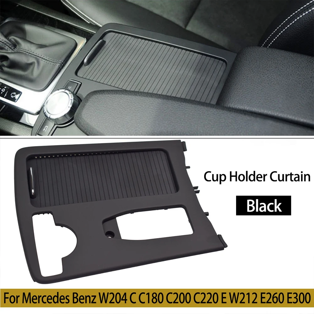 Center Console Cup Holder Panel Cover Trim Replacement For Mercedes