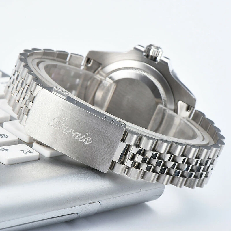 PARNIS, reloj de pulsera de marca de lujo para hombre, relojes deportivos automáticos para hombre, reloj de pulsera mecánico para hombre, reloj resistente al agua de 100m, reloj luminoso