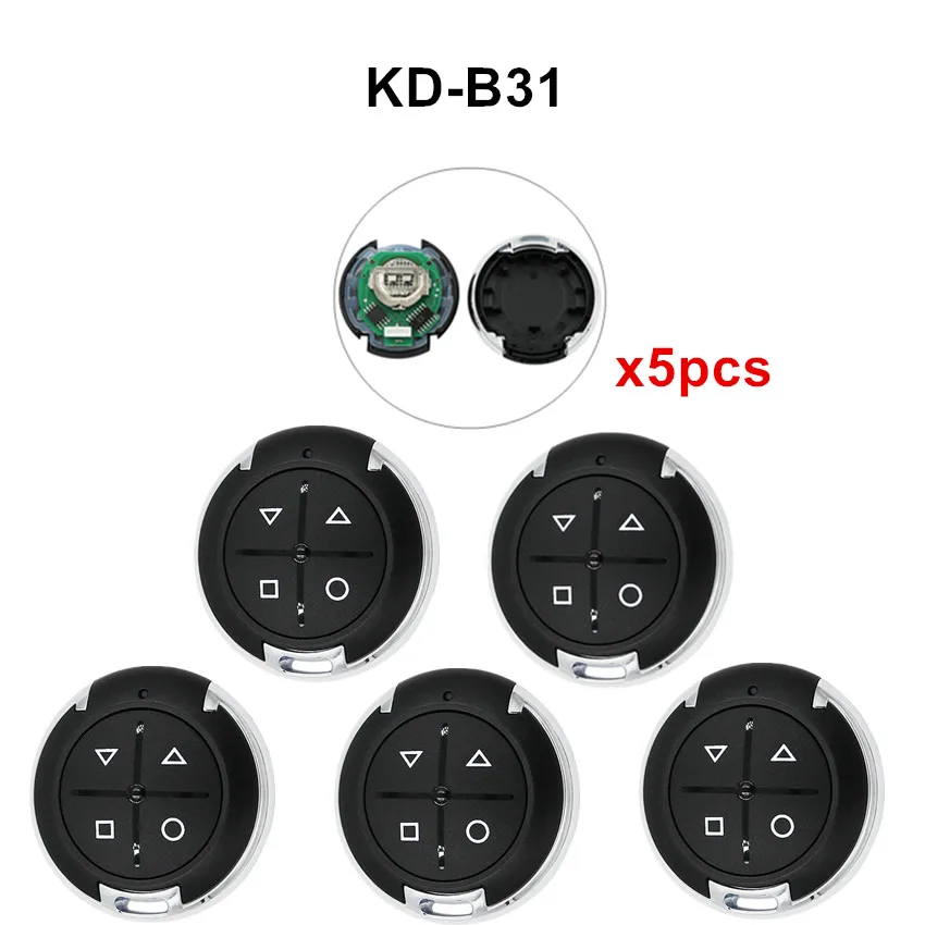 5 sztuk/partia KEYDIY KD B31 B32 4 przyciski ogólny pilot do drzwi garażowych dla KD900 URG200 KD-X2/KD MINI KD200 MINI pilot zdalnego sterowania