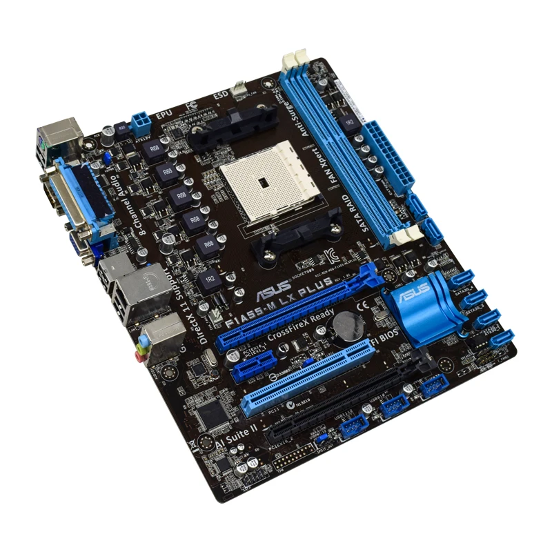 Asus F1A55-M LX PLUS Motherboard Socket FM1 AMD A55 support AMD A8-3850 A6-3500 A8-3820 Athlon IIX4 638X A4-3400 cpu DDR3 ATX