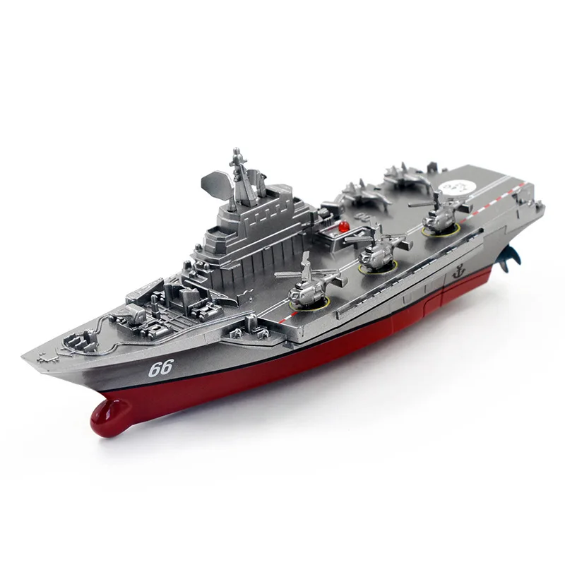 2022 NEW RC Boat Warship 2.4GHZ Toys Remote Control Mini Electric Carrier Children Outdoors Water Speedboat Remote Control Toys