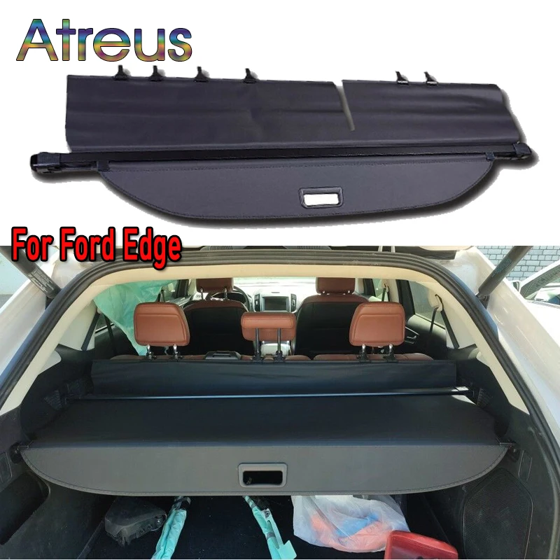 Trunk Parcel Shelf Cover for Ford Edge 2019 2020 2021 2022 2015-2018 2011-2014 Retractable Rear Racks Spacer Curtain Accessories