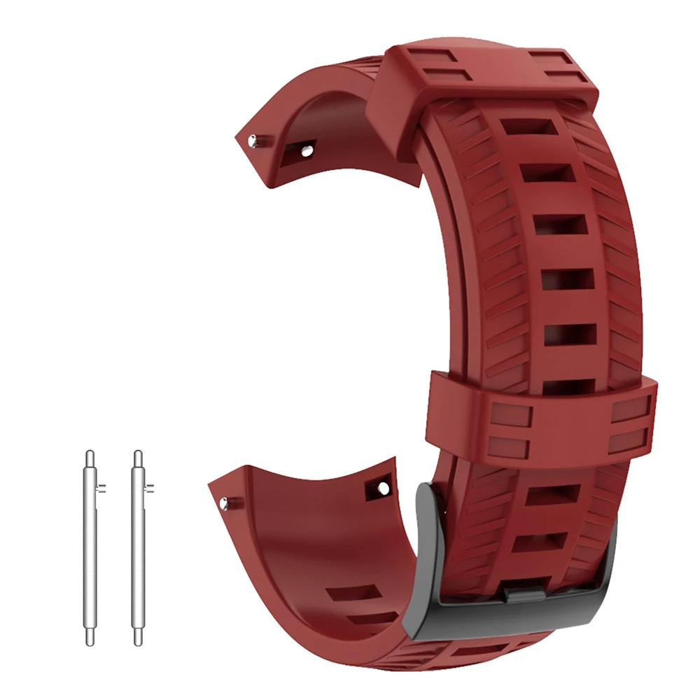 Sport Silicone Watchband for Suunto 9 9 Baro Strap High Quality Replacement Wristband Smart Watch Bracelet Accessories