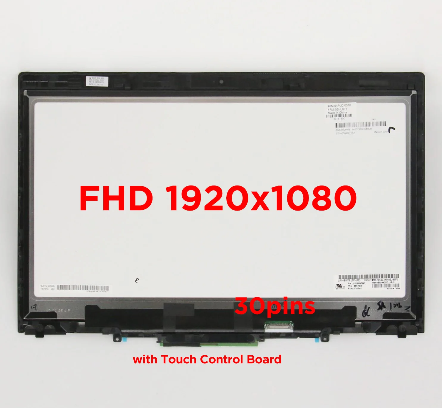 LCD Touch Screen Digitizer Montage für Lenovo ThinkPad X1 Yoga 20FQ 20FR 1st Gen Laptop LED Display Ersatz 01AY702 00UR191