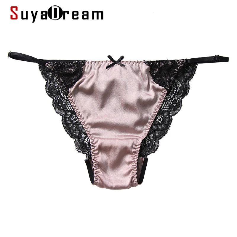 

Women Lace G string 92%Mulberry silk 8%Spandex Sexy PANTIES For Women Hipster Thong TANGA calcinha briefs Sexy Underwear