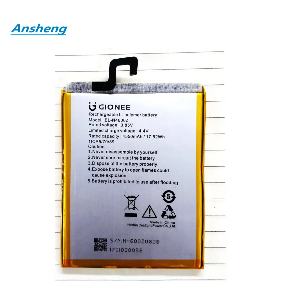 Original 3.85V BL-N4600Z 4550mAh  Battery For GIONEE Allview X4 Soul Xtreme,Allview X4 Xtreme Mobile Phone