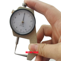 1pc Dental Caliper Thickness Gauge 0-10*0.1mm Caliper with Metal Watch Measuring Thickness Dental Lab Equipments Dentist Tools